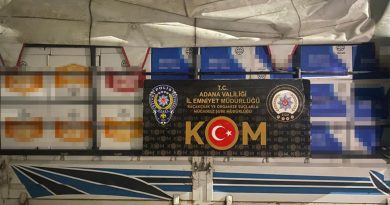 Adana'da 6 milyon 690 bin kaçak makaron ele geçirildi