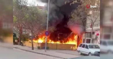 Ankara'da restoranda çıkan yangın korkuttu