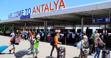 Antalya’ya hava yoluyla gelen turist sayısı 1 milyonu geçti