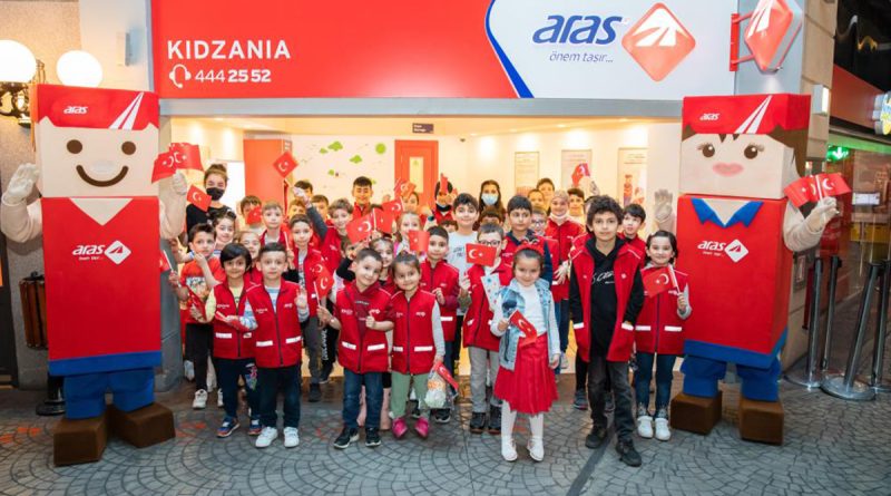 Aras Kargo KidZania Şubesi, 23 Nisan etkinliğinde çocuklara ev sahipliği yaptı