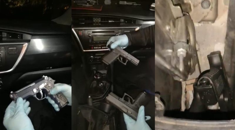 Beşiktaş’ta polisin durdurduğu araçtan mini cephanelik çıktı