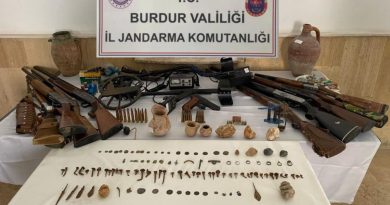 Burdur'da 119 adet muhtelif tarihi eser ele geçirildi