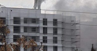 Bursa’da lüks rezidans inşaatında korkutan yangın