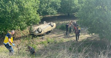 Bursa'da takla atan otomobilde can pazarı: 4 yaralı