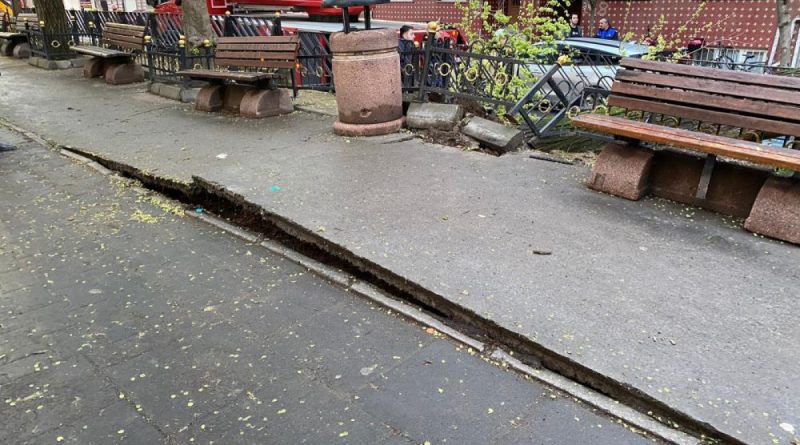 Esenler’de yola devrilen ağaç korku doymuş anlar yaşattı