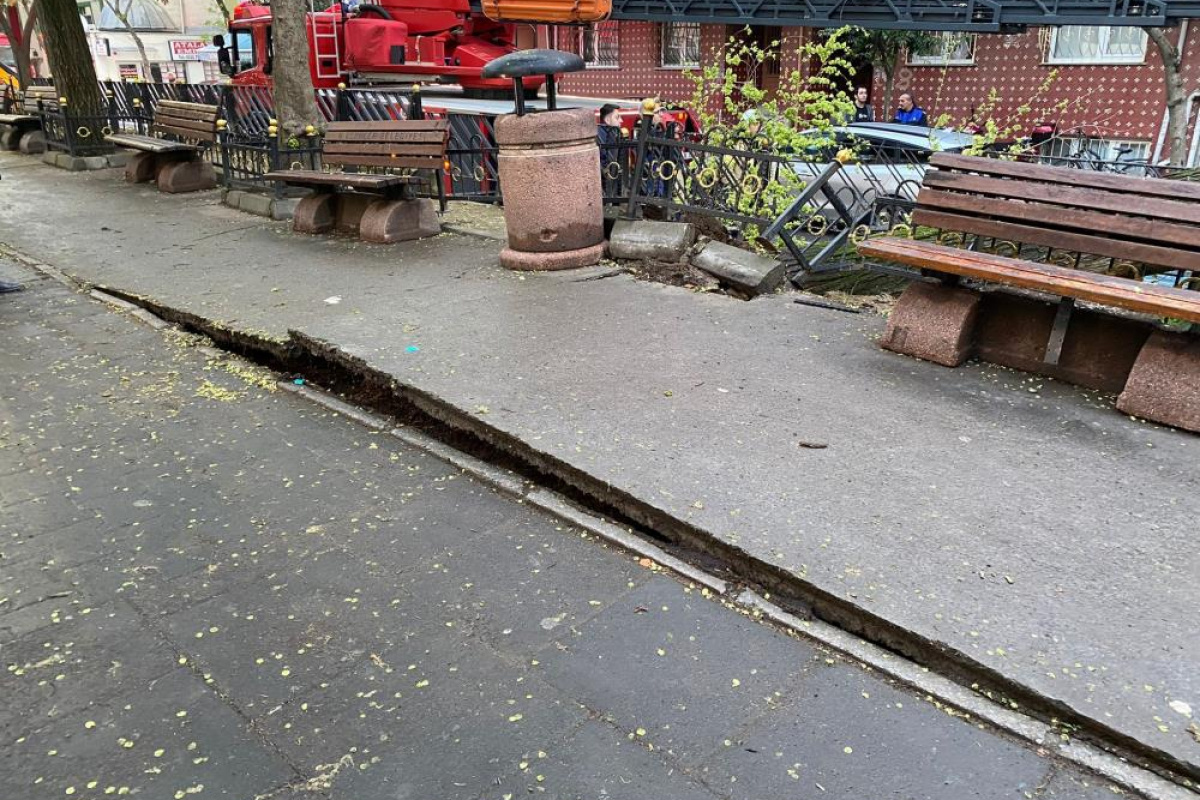 Esenler’de yola devrilen ağaç korku doymuş anlar yaşattı