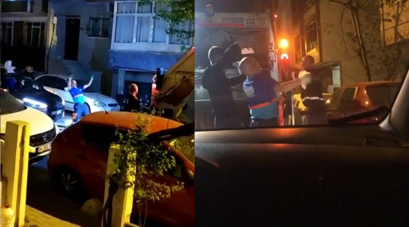 Esenyurt’ta çöp toplayan belediye görevlisinin dansı ilgi topladı