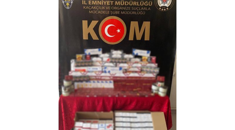 Gaziantep'te 54 bin 760 adet kaçak makaron ele geçirildi