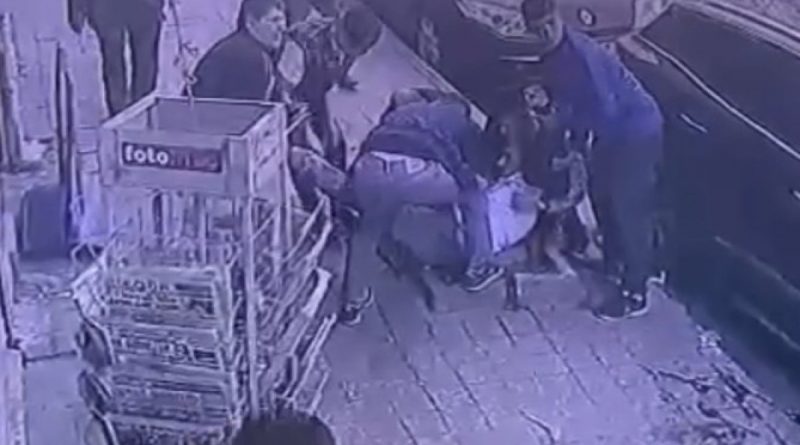 Gaziosmanpaşa’da 4 kişinin yaralandığı silahlı kavga kamerada