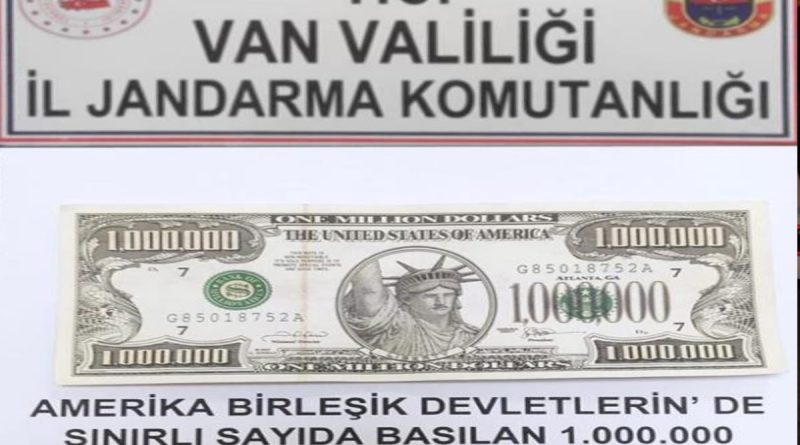 Gürpınar’da 1 milyon dolarlık banknot ele geçirildi
