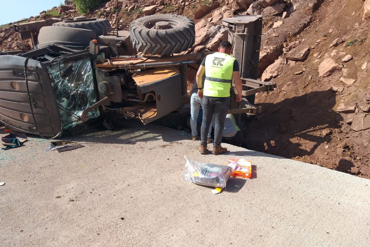 İş makinesi operatörü feci şekilde hayatını kaybetti