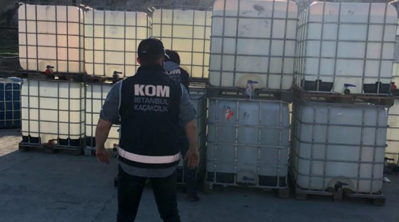 İstanbul’da 34 ton kaçak içki ele geçirildi