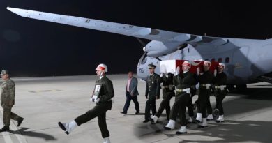 Kahramanmaraşlı şehidin naaşı memleketine getirildi