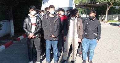 Minibüste 28 kaçak göçmen yakalandı