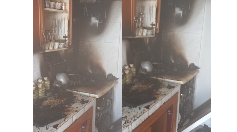 Ocakta unutulan yemek, hastanelik etti