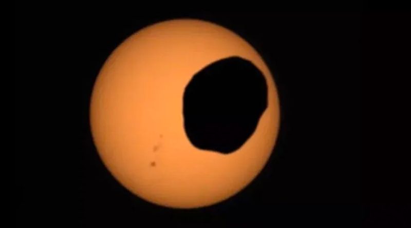 Perseverance Mars'ta Güneş Tutulması'nın fotoğrafını çekti