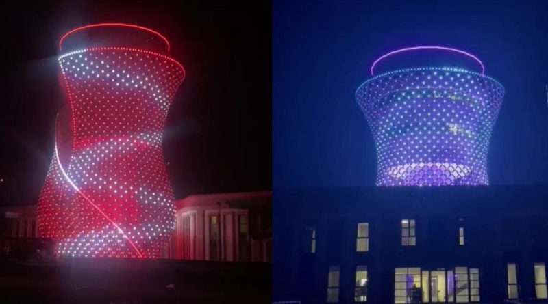 Rize-Artvin Havalimanı geceleri ışıl ışıl