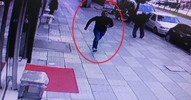 Samsun'da 1 kişinin ağır yaralandığı silahlı hücum kamerada