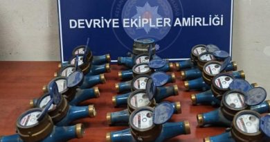 Su sayaçlarını çalan hırsızlar aynı gün yakalandı
