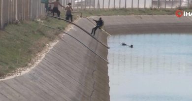 Sulama kanalına düşen 2 kişiyi arama çalışmaları sürüyor
