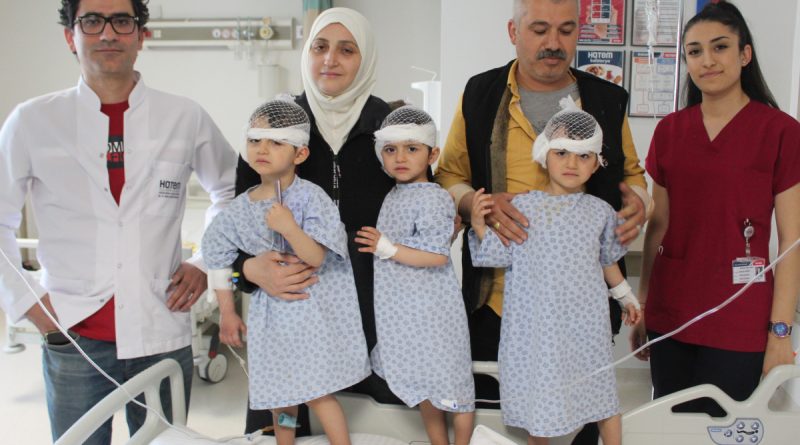 Suriyeli tek yumurta üçüzleri ilk defa Türkiye’de duymaya başladı