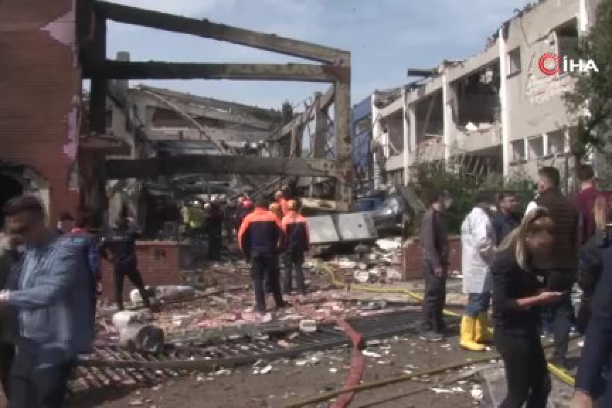 Tuzladaki patlamanın yaşandığı bölgeden görüntüler