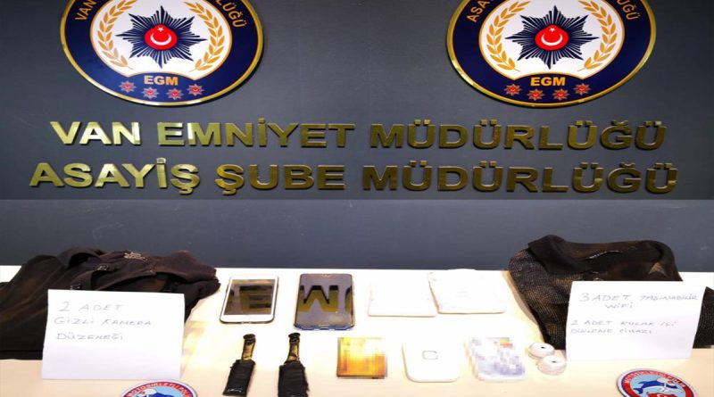 Van’da kopya düzeneği ele geçirildi