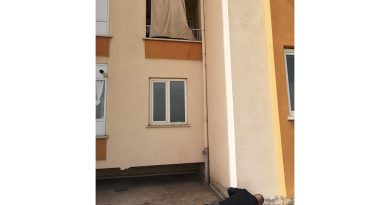 Yakalanacağını anladı, 1. kattan atladı