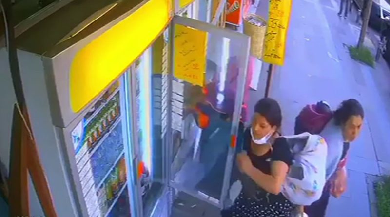 Yoğurt çalan kadınlar kamerada