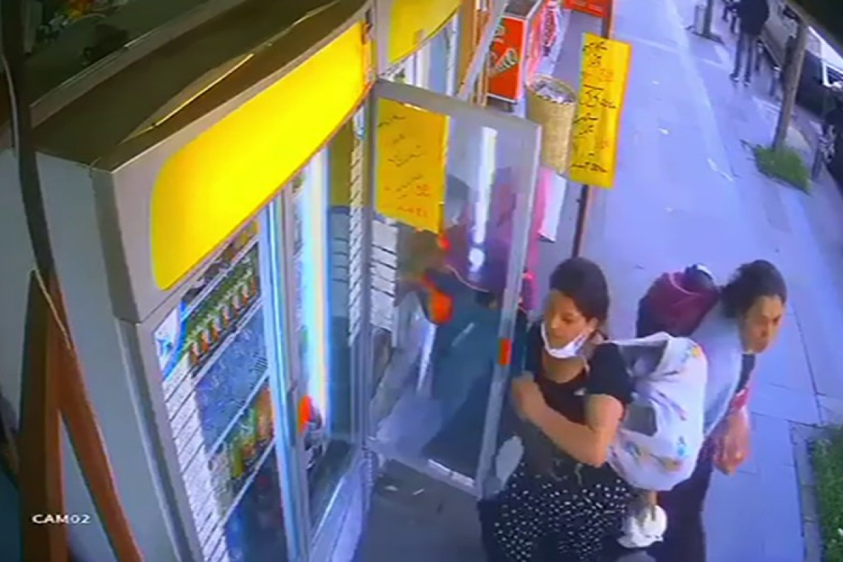 Yoğurt çalan kadınlar kamerada