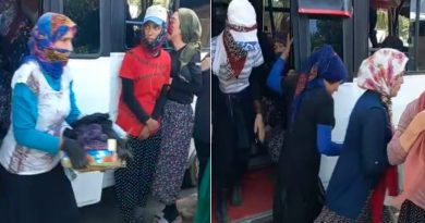 14 kişilik minibüsten 33 kişi çıktı