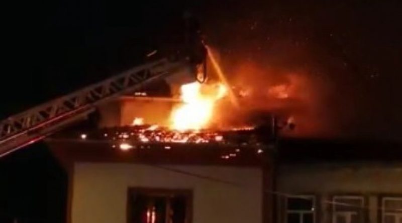 Afyonkarahisar’da boş ev yangını