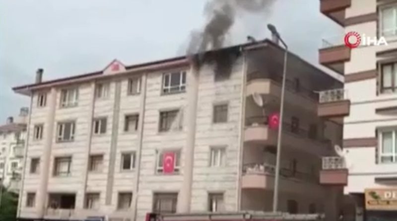 Ankara’da korkutan yangın