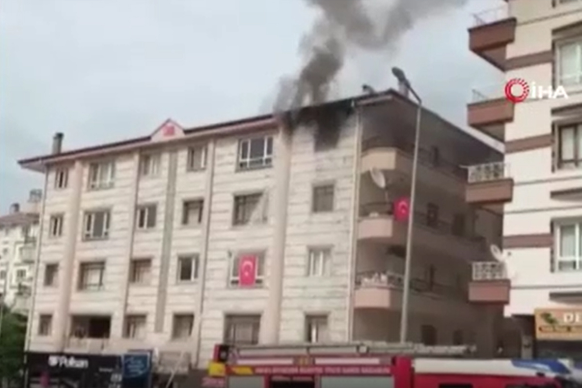Ankara’da korkutan yangın