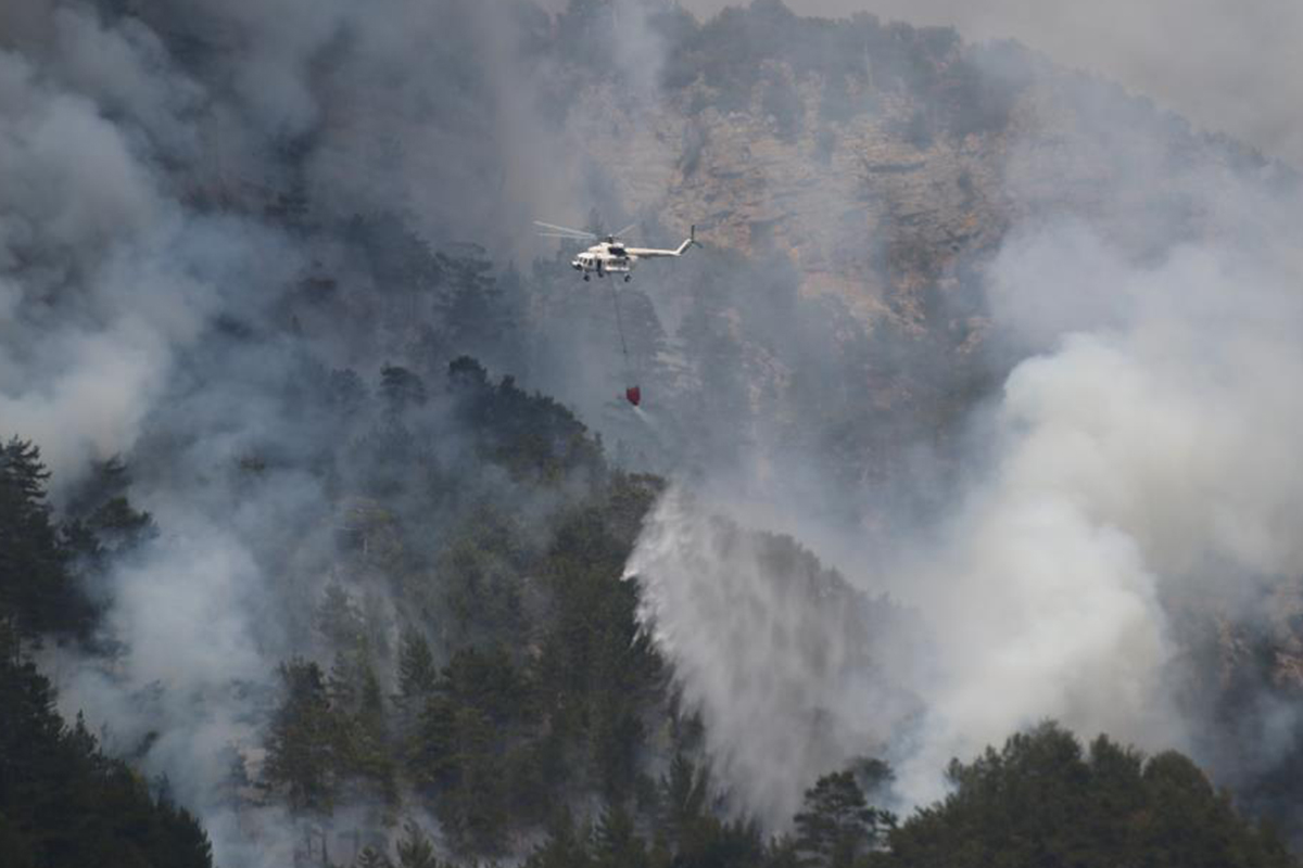 Antalya'da dün başlayan yangın bugün kontrol altına alındı