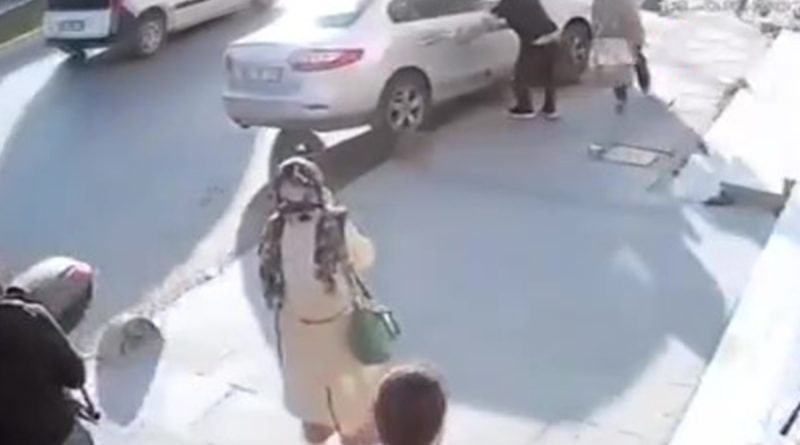 Arnavutköy'de korku dolu anlar kamerada