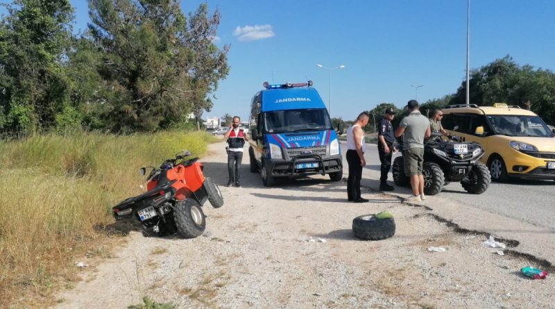 ATV kazasında Fransız anne ve kız ölümden döndü