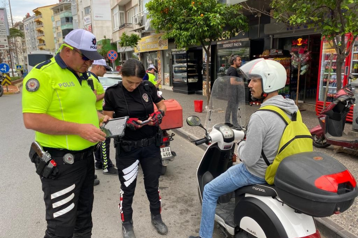 Aydın’daki motosiklet denetimlerinde 37 sürücüye cezai işlem uygulandı