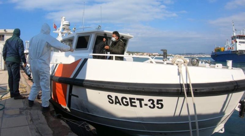 Ayvalık’ta 34 göçmen yakalandı