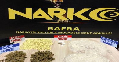 Bafra'da çok miktarda uyuşturucu ele geçirildi, 2 kişi gözaltına alındı