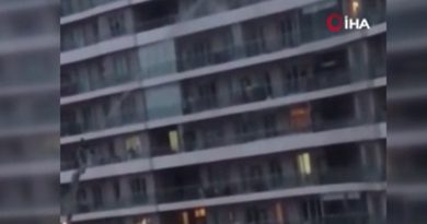 Başakşehir'de rezidansta korkutan yangın