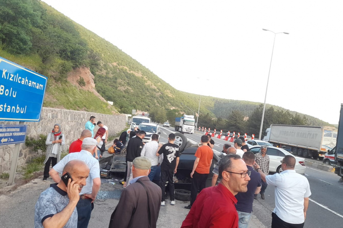 Başkent’te trafik kazası: 2’si ağır 5 yaralı