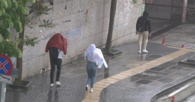 Başkentte aniden bastıran sağanak, vatandaşlara zor anlar yaşattı