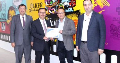 Biskot Bisküvi fabrikasına SGK il müdürlüğünden teşekkür belgesi