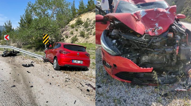 Burdur’da otomobil ile motosiklet çarpıştı: 2 ölü, 2 yaralı