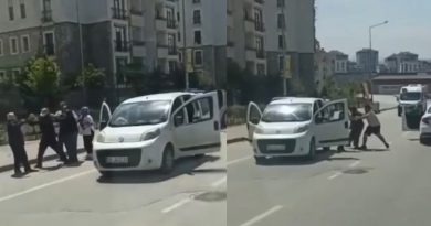 Bursa’da tekme ve tokatlı 'yol benim' kavgası