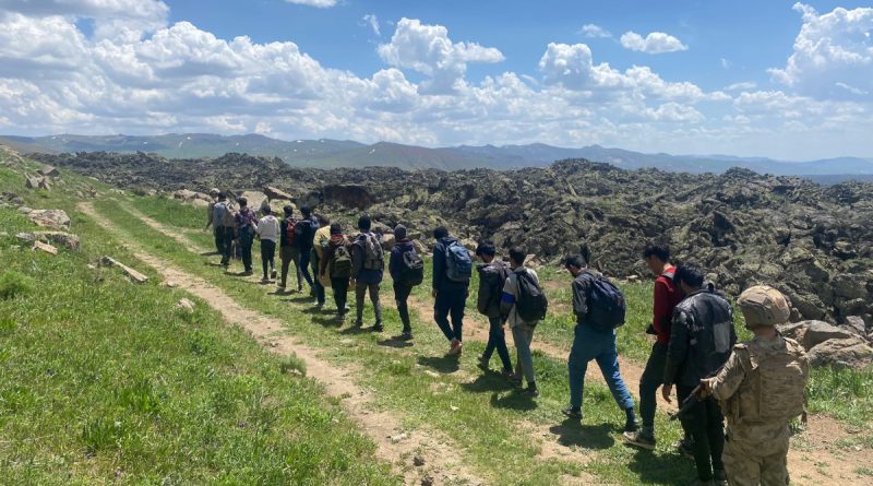 Çaldıran’da 15 düzensiz göçmen yakalandı