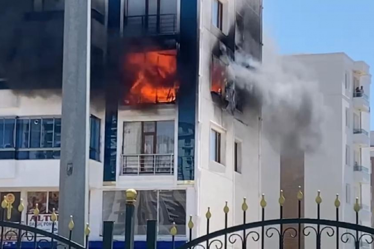 Diyarbakır’da bir ev alevlere teslim oldu