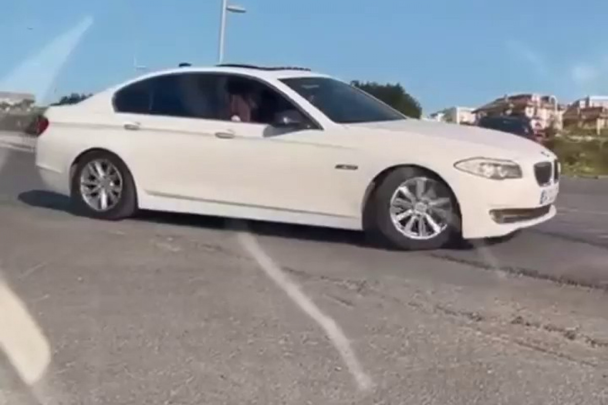 Drift yapan sürücüye 9 bin lira ceza kesildi