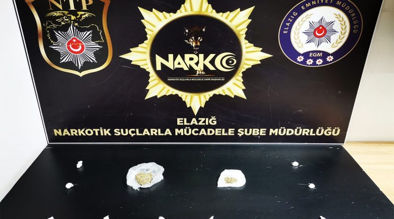 Elazığ’da uyuşturucu taciri yakalandı